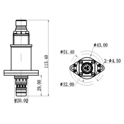 3 mm pneumaatiline solenoidklapp (2/3-suunaline)